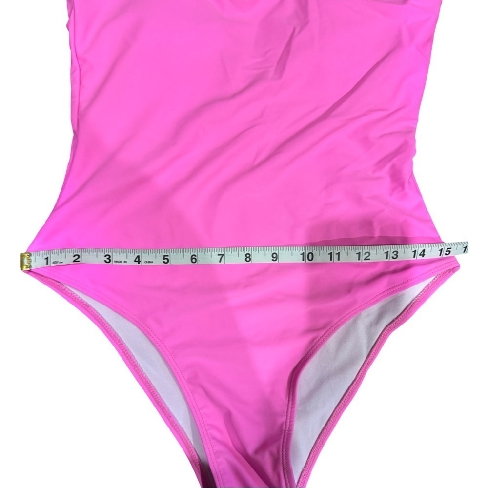 Zaful Pink Scrunched Strap One piece Bathing suit Size M - Picture 6 of 9